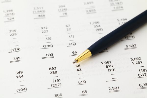 accounting financial data
